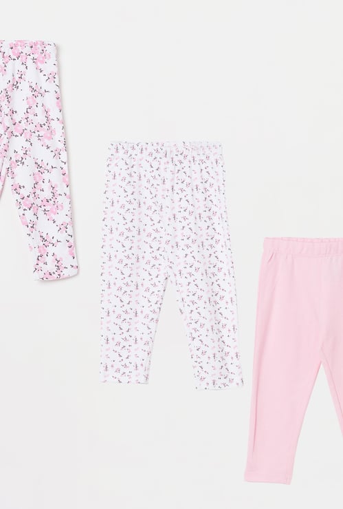 FS MINI KLUB Printed Leggings- Set of 3 pcs.
