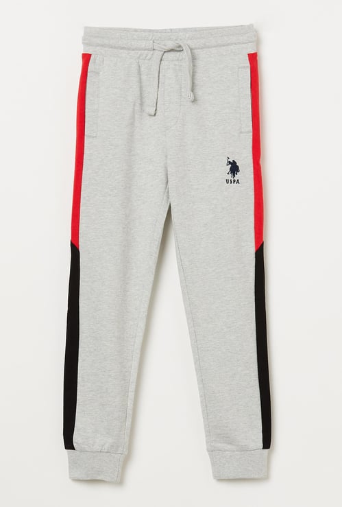 U.S. POLO ASSN Cotton Joggers with Contrast Taping