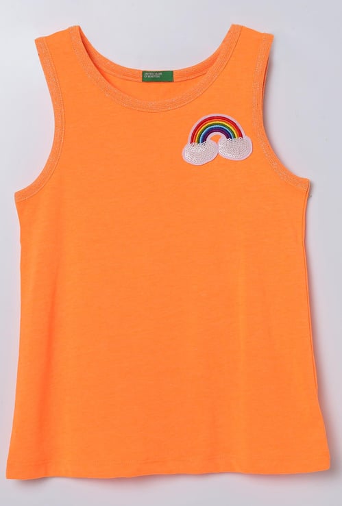 UNITED COLORS OF BENETTON Patchworked Tank Top