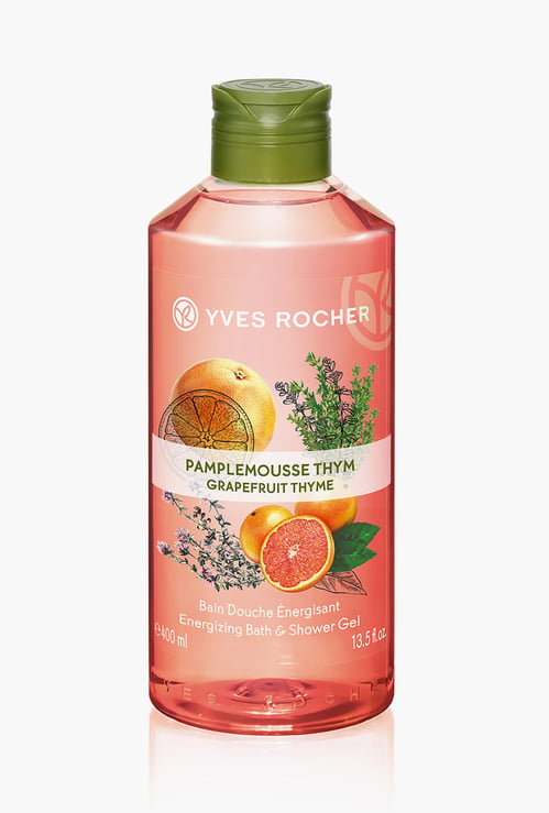 YVES ROCHER Energizing Bath and Shower Gel- Grapefruit Thyme