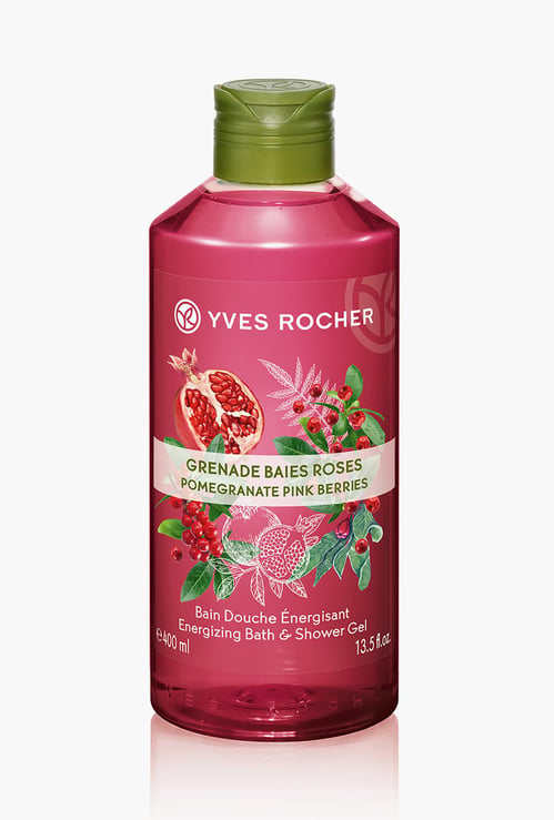 YVES ROCHER Grenade Baies Roses Bath And Shower Gel- 400Ml