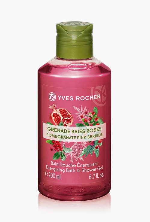YVES ROCHER Grenade Baies Roses Bath and Shower Gel- 200ml