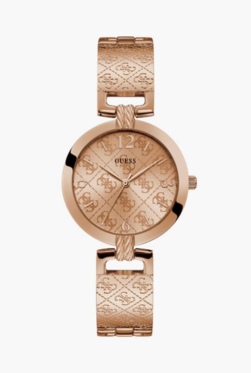 GUESS Solid Analog Round Dial Women's Wristwatch - W1228L3