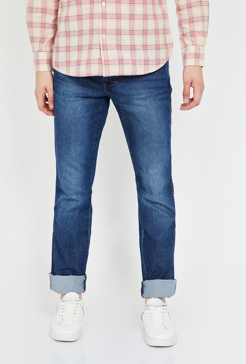 WRANGLER Stonewashed Slim Fit Jeans