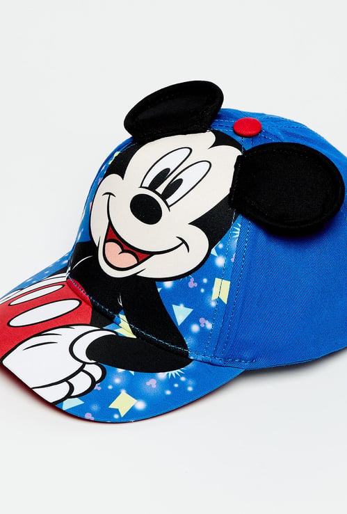 KIDSVILLE Mickey Mouse Print Cap