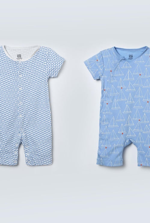 FS MINI KLUB Pack of 2 Printed Bodysuits