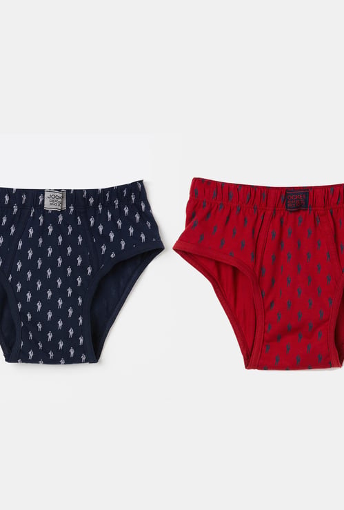 JOCKEY KIDS Printed Hipster Briefs- Set of 2 Pcs.