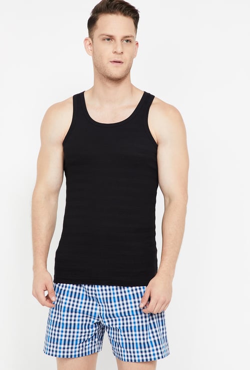 CHROMOZOME Striped Knitted Vest