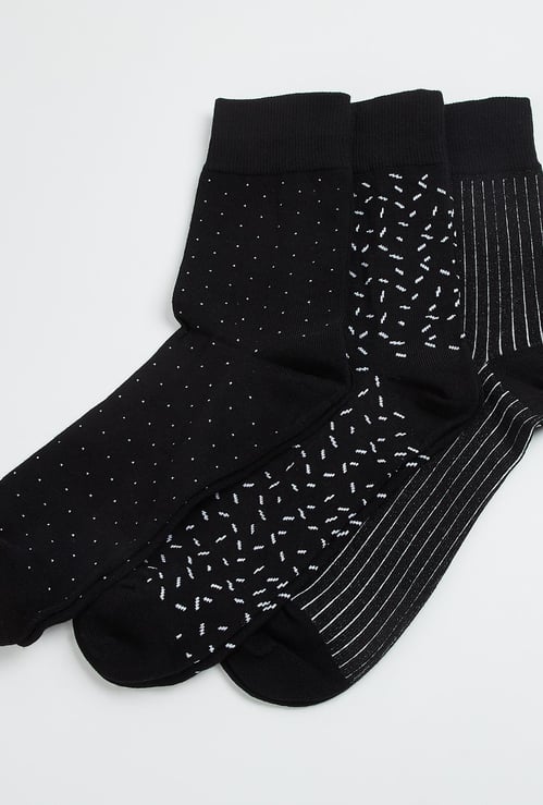 CODE Men Jacquard Socks - Pack of 3