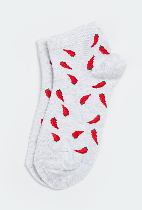 GINGER Women Jacquard Socks - Pack of 2