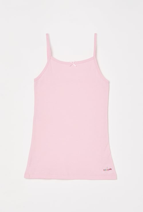 JOCKEY Girls Solid Camisole with Bow