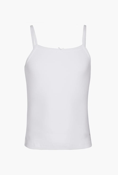 JOCKEY Girls Solid Camisole with Bow