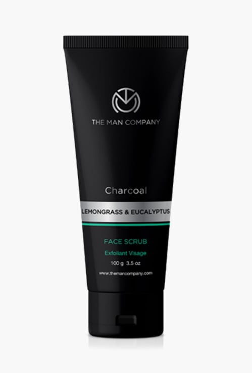 THE MAN COMPANY Charcoal Lemongrass and Eucalyptus Scrub