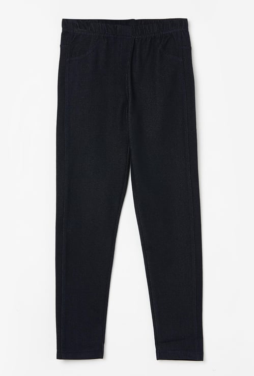 FAME FOREVER KIDS Solid Leggings with Pockets