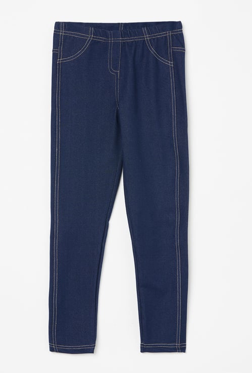 FAME FOREVER KIDS Solid Leggings with Pockets