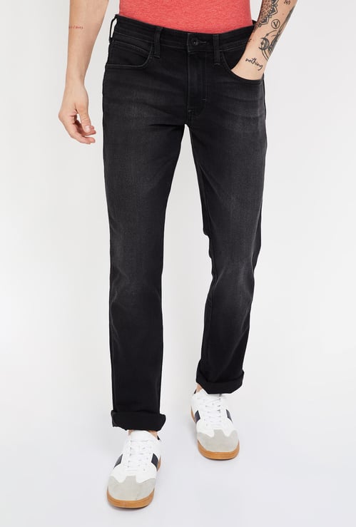 WRANGLER Millard Dark Washed Slim Straight Fit Jeans