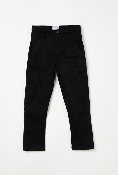 GINI & JONY Solid Slim Fit Chinos