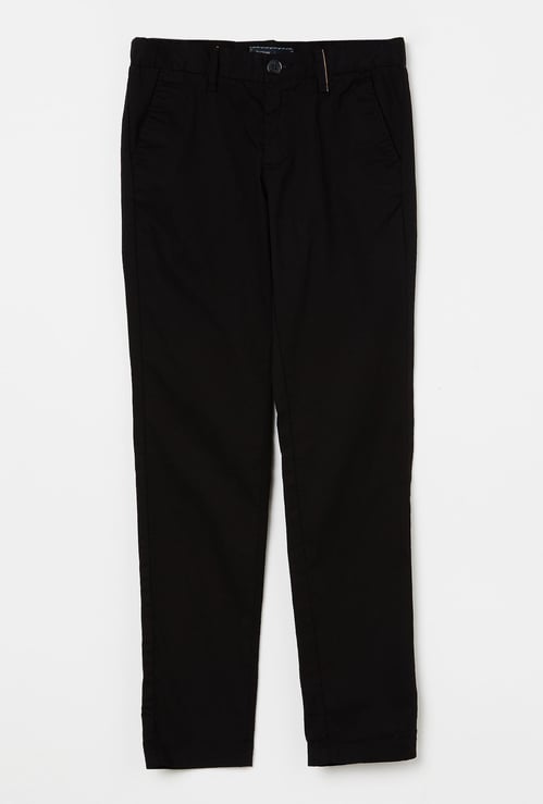 INDIAN TERRAIN Solid Low Rise Trousers
