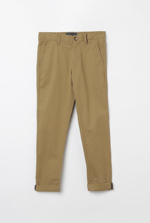INDIAN TERRAIN Solid Casual Trousers