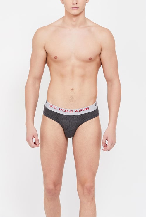 U.S. POLO ASSN. Textured Briefs - ASSORTED Colour & Design