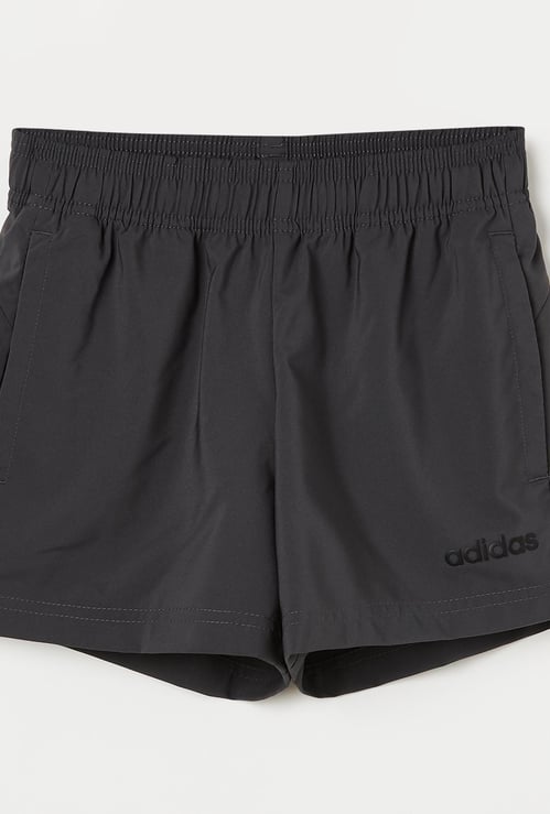 ADIDAS Solid Elasticated Waist Shorts