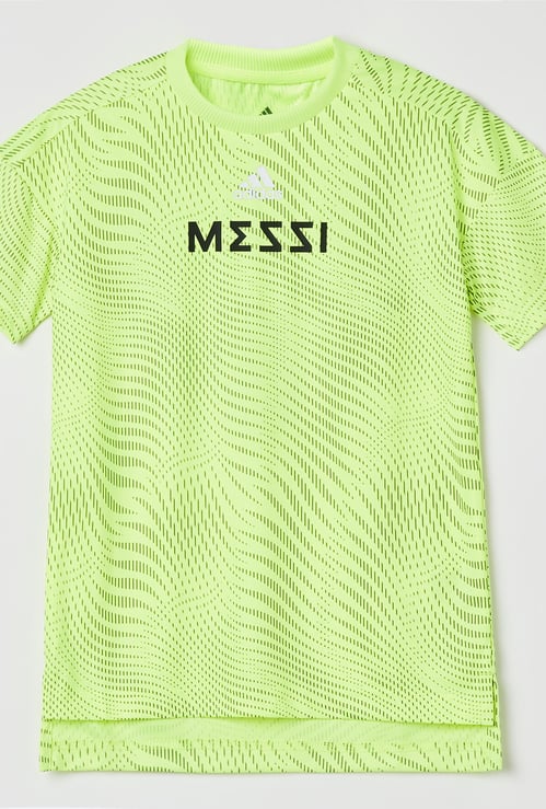 ADIDAS Printed Crew Neck T-shirt
