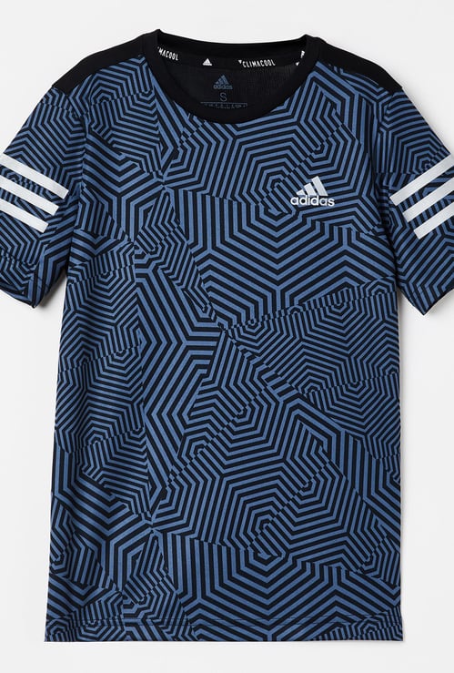 ADIDAS Printed Crew Neck T-shirt