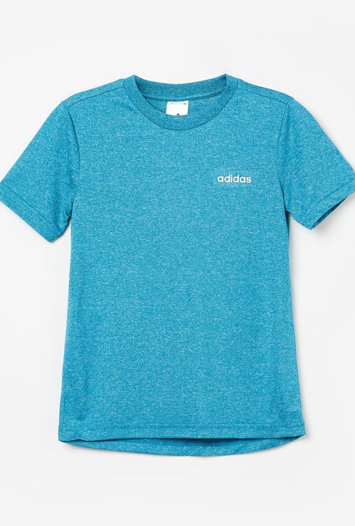 ADIDAS Heathered Crew-Neck T-shirt
