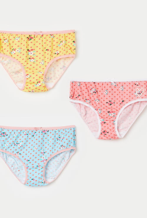 FAME FOREVER Printed Hipster Panties - Pack of 3