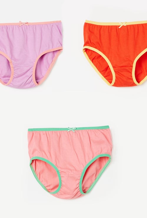 FAME FOREVER Bow Detailed Hipster Panties - Pack of 3