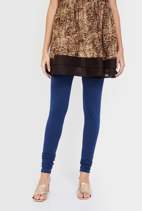 BIBA Solid Elasticated Churidar