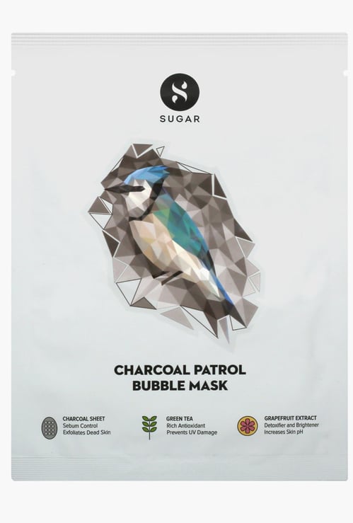 SUGAR Charcoal Patrol Bubble Mask