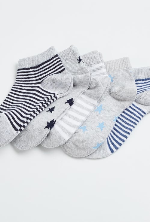 FAME FOREVER Boys Jacquard Socks - Pack of 5