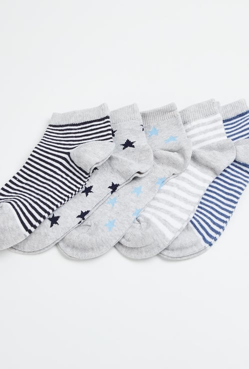 FAME FOREVER Boys Jacquard Socks - Pack of 5