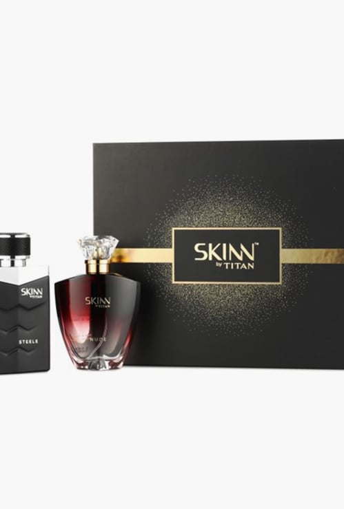 SKINN BY TITAN Nude and Steele Fragrances Pair - 100ml