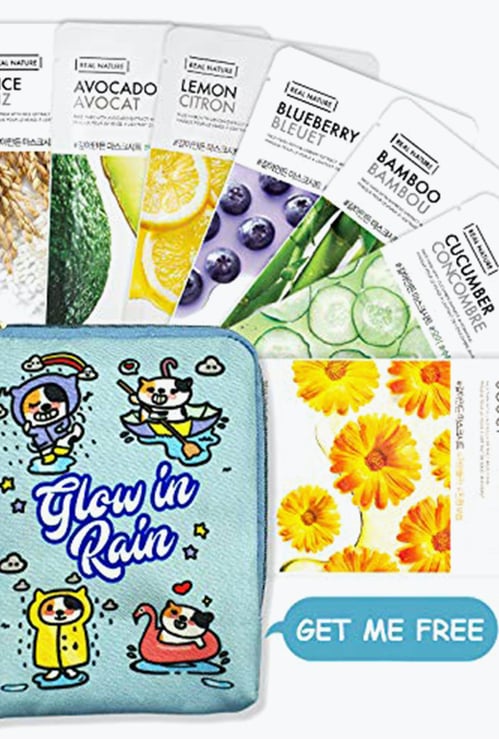 THE FACE SHOP Glow In Rain Mask Sheet Combo