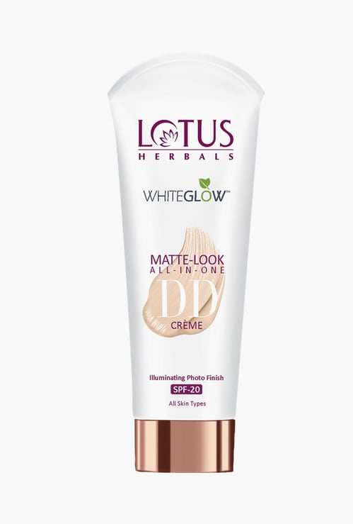 LOTUS Herbals WhiteGlow Matte Look All in One DD Crème SPF