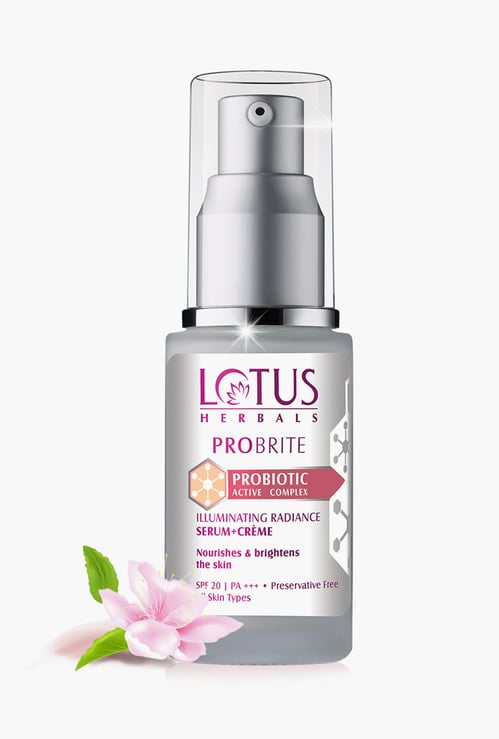 LOTUS Herbals Probrite Illuminating Radiance Serum and Creme