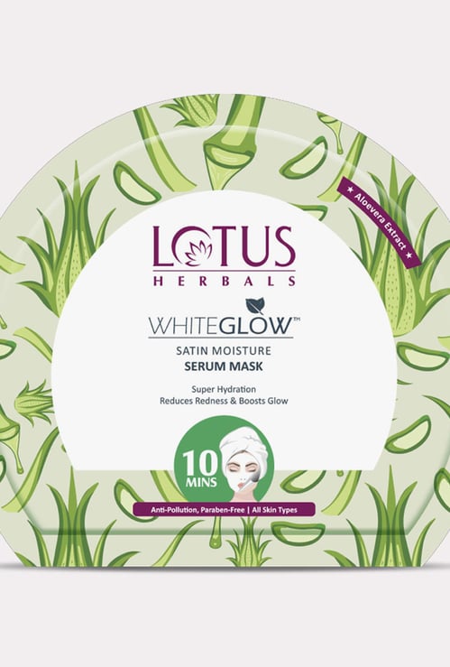 LOTUS Herbals WhiteGlow Satin Moisture Serum Sheet Mask