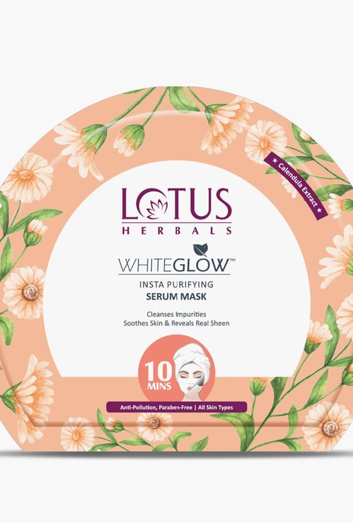 LOTUS Herbals WhiteGlow Insta-Purifying Serum Sheet Mask