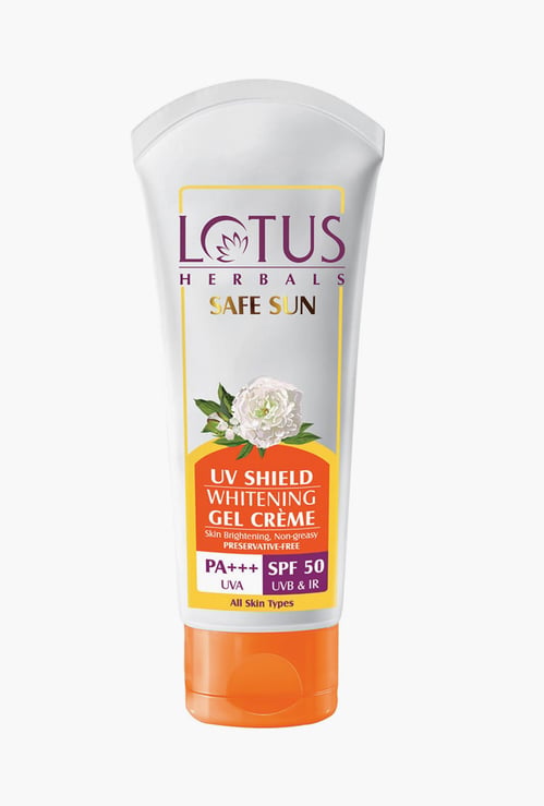 LOTUS Herbals Safe Sun UV Shield Whitening Gel Cream