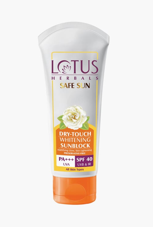 LOTUS Herbals Safe Sun Dry-Touch Whitening Sunblock SPF 40