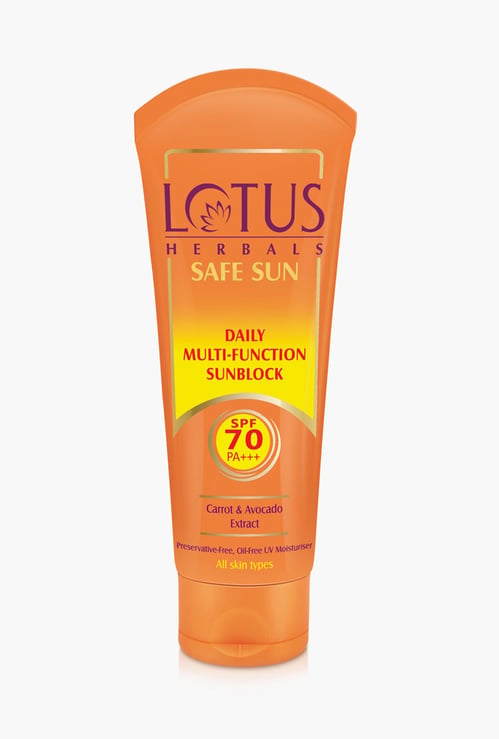 LOTUS Herbals Safe Sun Daily Multi-Function Sunblock SPF 70 Pa+++