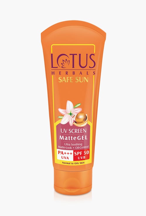 LOTUS  Herbals Safe Sun Uv Screen Matte Gel Pa+++ SPF - 50