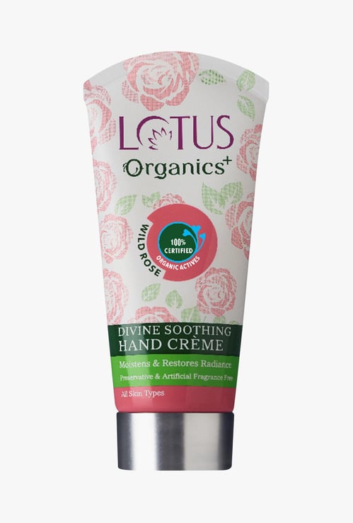 LOTUS Organics Divine Soothing Wild Rose Hand Creme