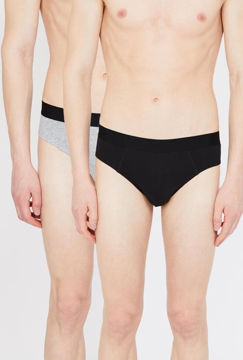 FAME FOREVER Solid Briefs- Pack of 2