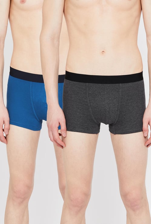 FAME FOREVER Solid Trunks - Pack of 2