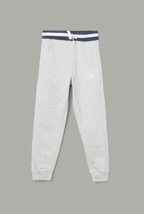 FAME FOREVER KIDS Solid Drawstring Waist Joggers