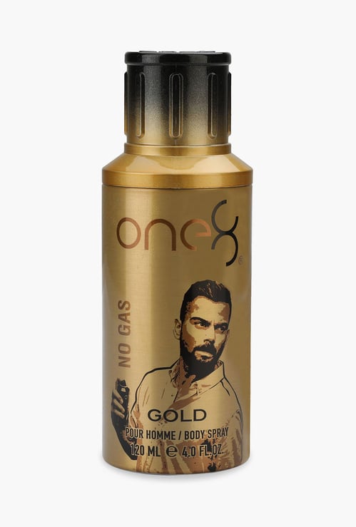 ONE8 BY VIRAT KOHLI Men Gold No Gas Body Spray - 120 ml