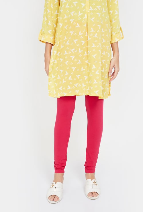 BIBA Solid Leggings